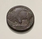 1913 D Type 2 - Full Horn Buffalo Nickel 5C - Circulated *Details Coin