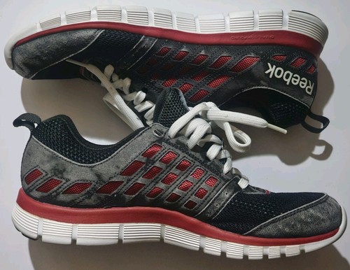 Reebok YourFlex Running Shoes Men’s 8 Red White & Blue Athletic Sneakers