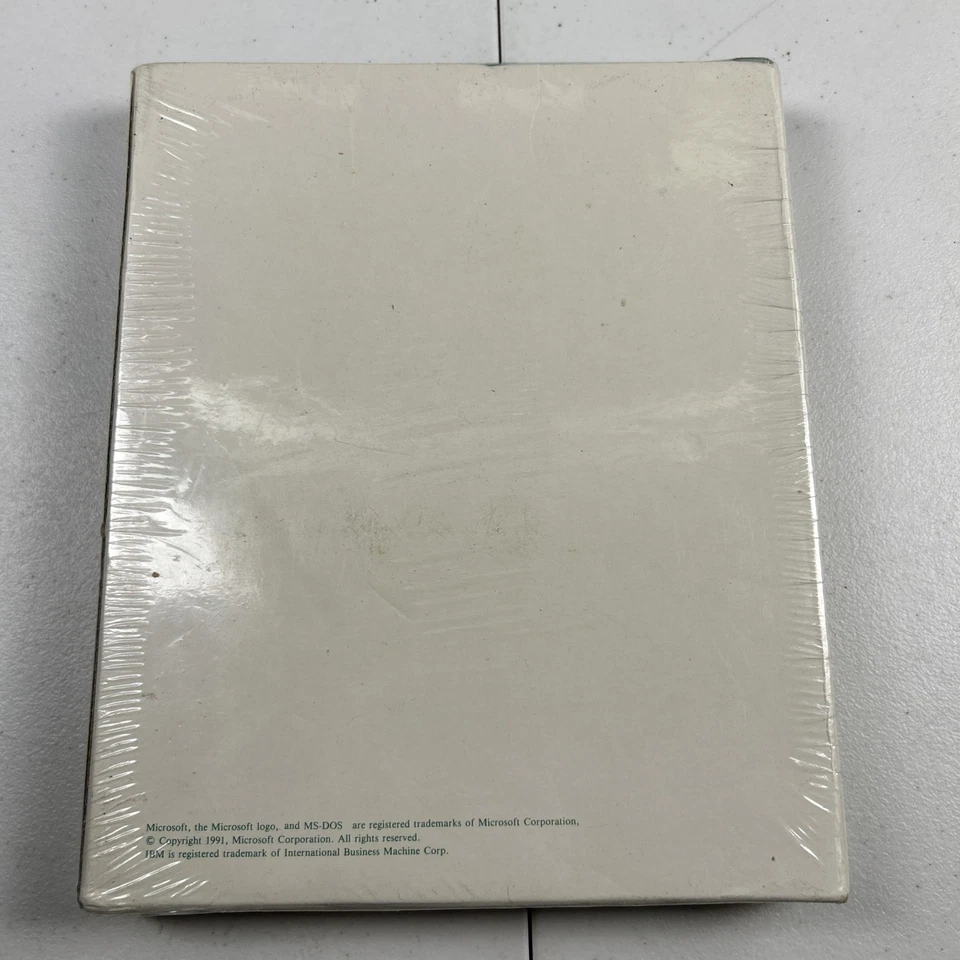 Microsoft MS-DOS Operating System Ver 5 on 3.5 Disks Sealed Big Box OEM RARE PC - Image 2 of 2