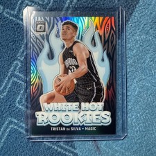 2024-25 Panini-Donruss Optic Basketball Tristan da Silva White Hot Rookies Prizm