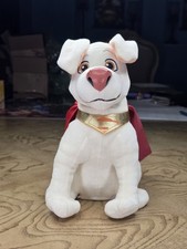 HTF League of Super-Pets DC 12" TALKING Krypto PLUSH DOG Superdog SUPERMAN