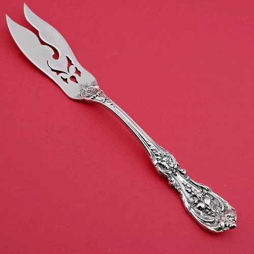 RARE Sterling REED & BARTON Cheese Fork FRANCIS I Pierced No Mono