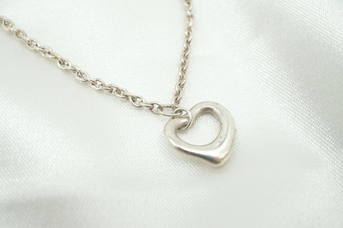 Tiffany Open Heart 925 Silver Chain Bracelet New Y0713 Jewelry