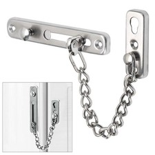 1 Pc Heavy Duty Door Chain Restrictor Latch Bolt Slide Guard Security Lock