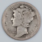 1921 Mercury Dime Semi Key Date Silver 10c -See Description