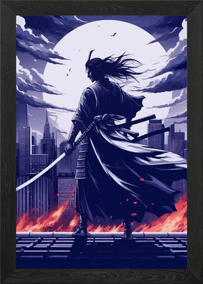 Altes Japan gerahmtes Wandbild Poster Leinwanddruck Bild