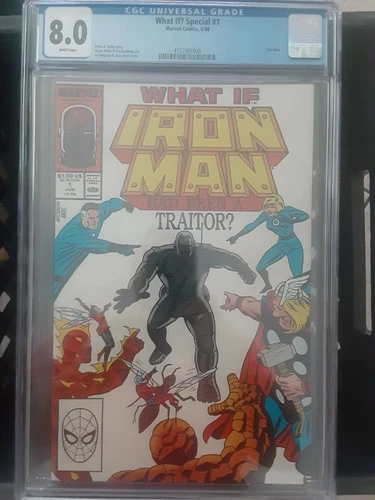 Iron Man #1 WHAT IF Iron Man Had Been A Traitor CGC 8.0 Vintage Marvel Comics