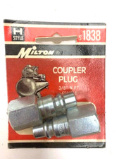 Milton H Style Plug 3/8 Female NPT Steel Quic...