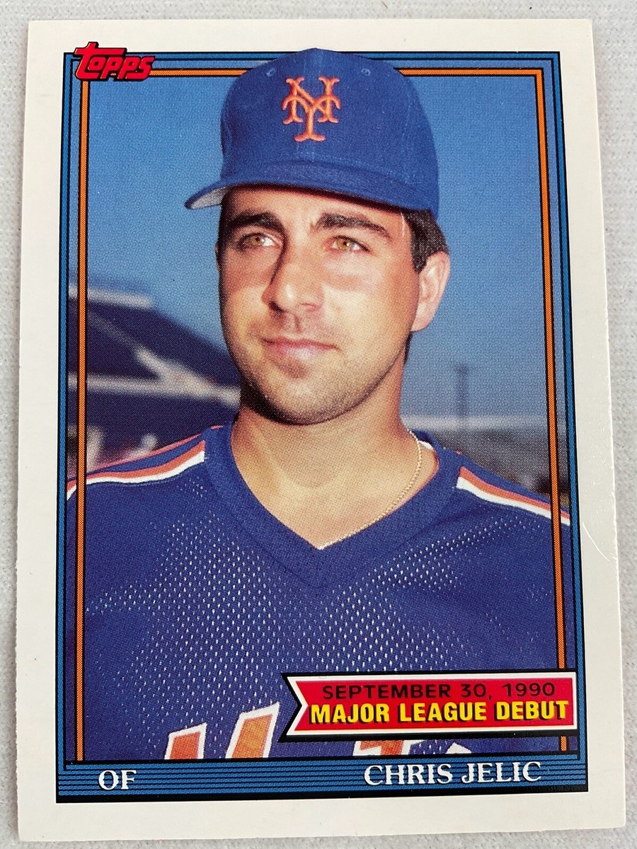1990 Topps Major League Debut Card #076-Chris Jelic, New York Mets