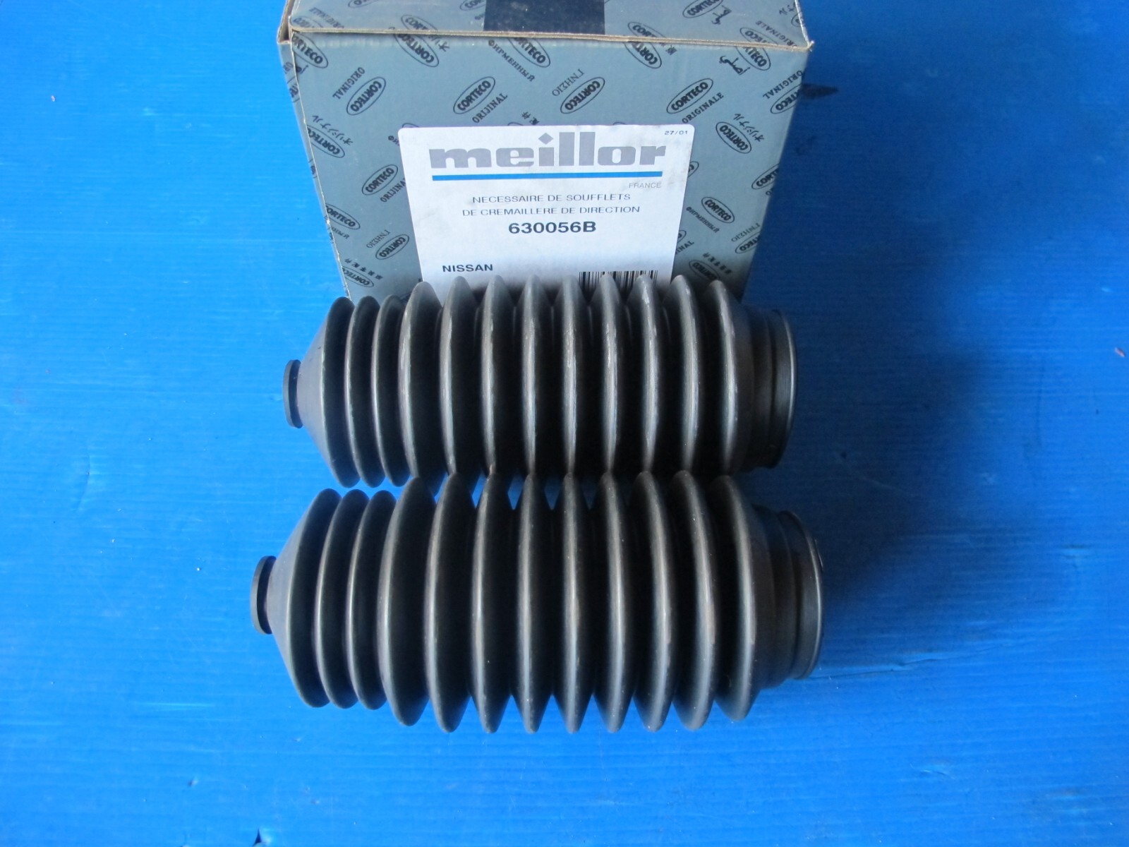 Soufflets de crémaillère de direction Meillor pour Nissan Prairie kit de protection direction