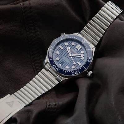 Forstner Barrel Bracelet for Omega Seamaster, Aqua Terra, Railmaster, and Planet