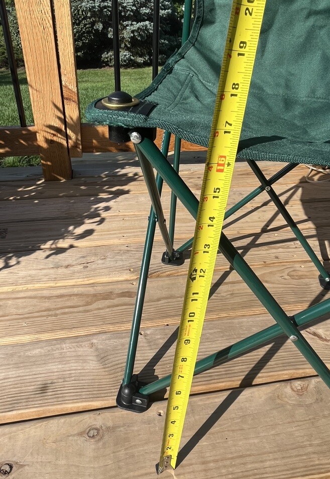 The Masters GOLF CHAIR Green Folding With Sleeve Bag AUGUSTA NATIONAL