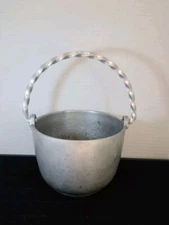 Bon Chef Pewter Soup Tureen With Twisted Bail Handle One Quart Vintage