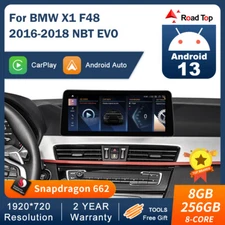 8G+256G Android 13 Multimedia Auto Touch Screen Carplay For BMW X1 F48 2016-2020