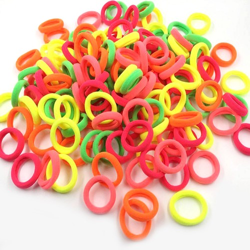 50PCS Kids Girl Elastic Rubber Hair Ties Band Rope Ponytail Holder Scrunchies ↕ - Picture 24 of 45