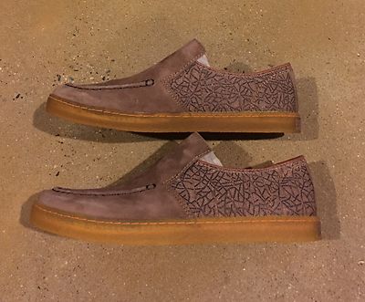Hush Puppies Gregory Aquaice Men US 12 Dark Tan Loafers Comfy Slip On Shoes