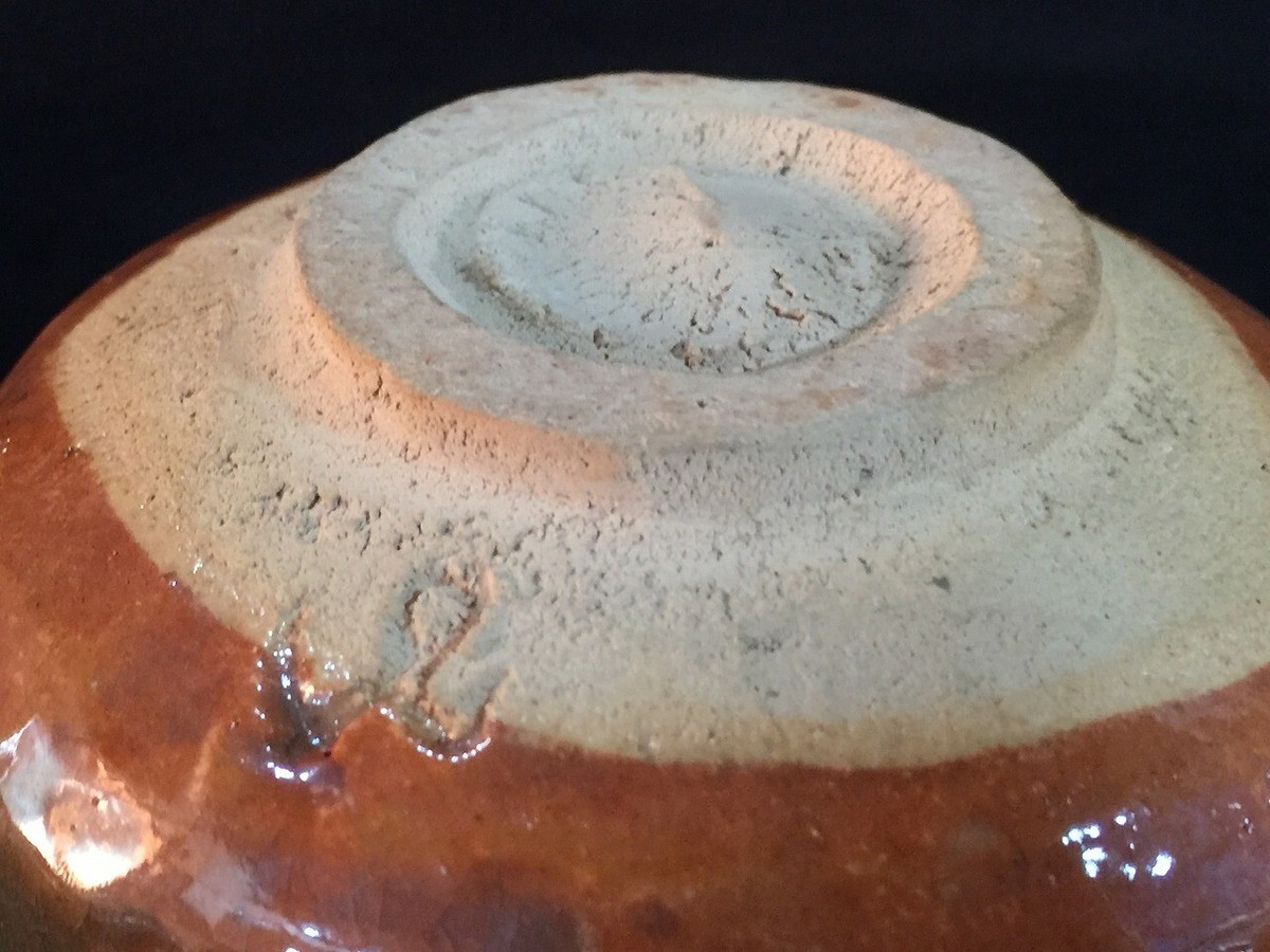 H1543 Japanese Pottery Tea Ceremony Bowl Cup CHAWAN Vintage