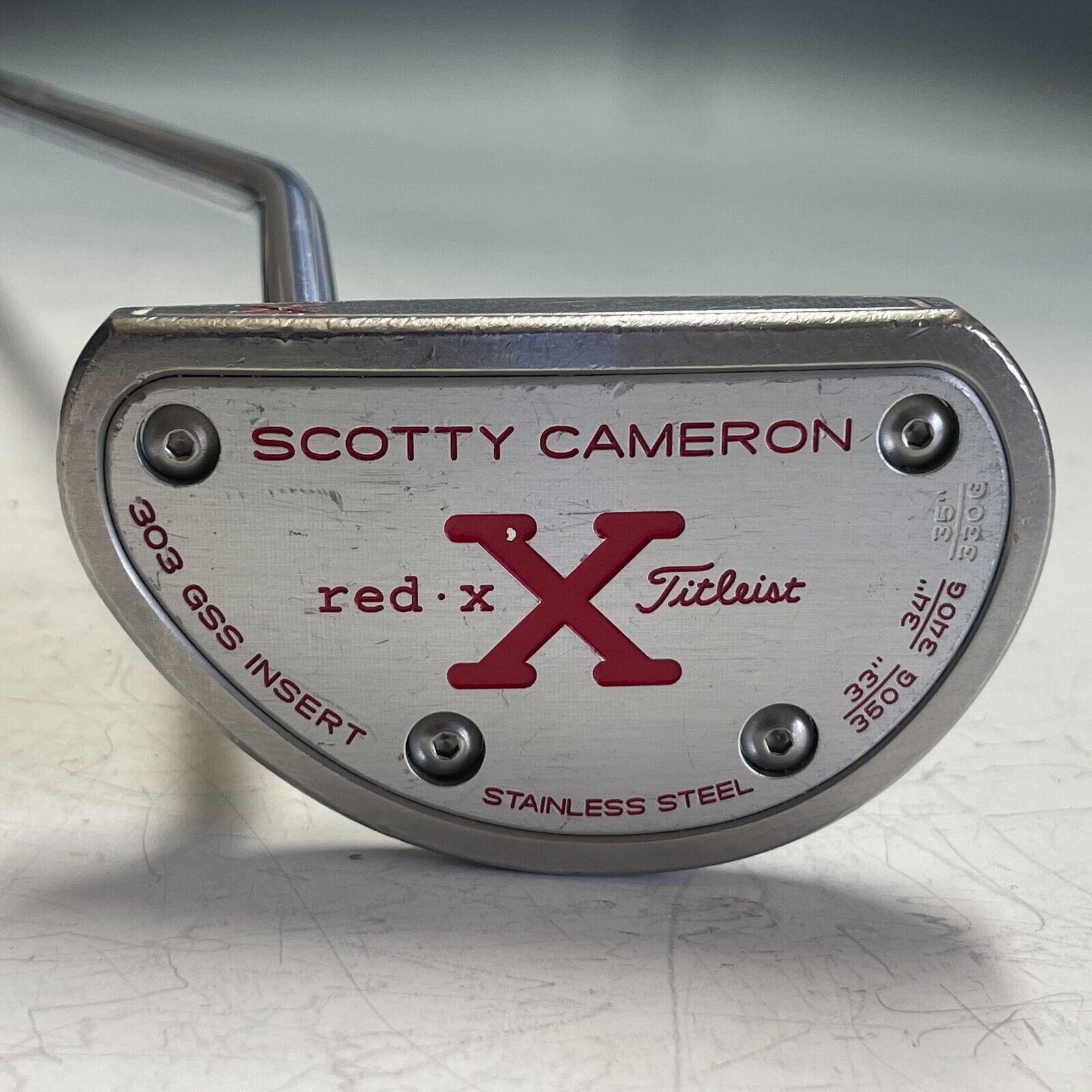 スコッティキャメロン SCOTTY CAMERON RED X5 34インチ