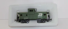 Vintage Bachmann HO Scale Burlington Northern Caboose # 11445, Made in Hong Kong