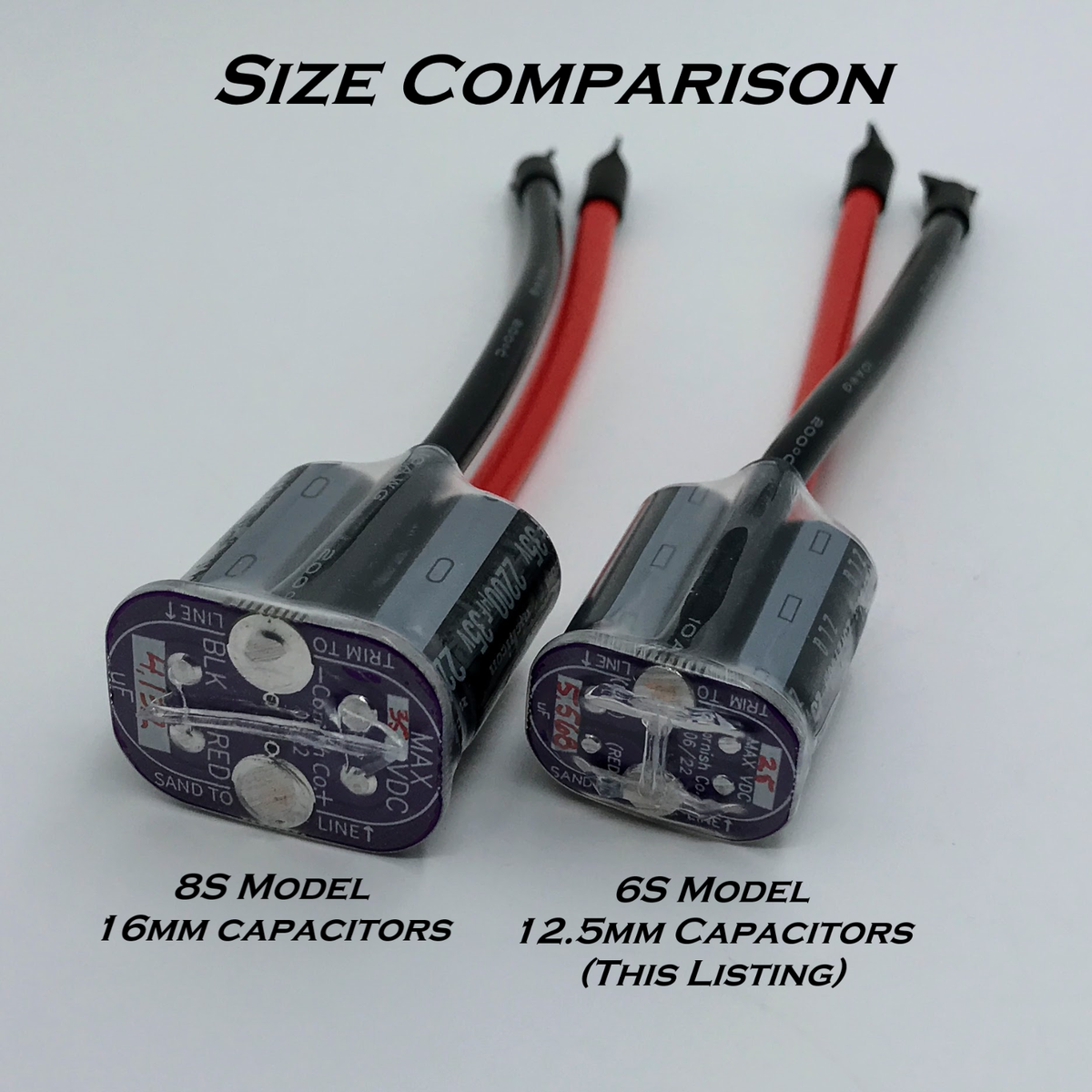 ATOMIC ESC Cap Pack 3-6S | Condensatori 10.800 UF / 25V | Fatti In USA Per Auto E Drone RC