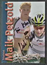 0490 Maik Petzold Triathlet Autogrammkarte original signiert