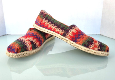 TOMS Global Stripe Alpargata Rope Espadrille Women's Comfort Shoes New Sz 8.5