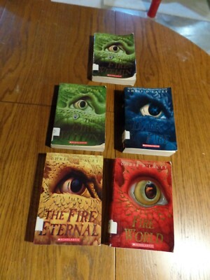 Lot of 4 Chris D Lacey Last Dragon,Fire Within,Dark Fire,Eternal Fire,Fire World