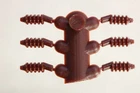 Lima 1096.008a Insulator Wine Red for TGV Medium Cars, 6 Pieces on Moulding