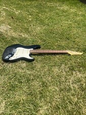 Galveston Strat Style Electric Guitar With Dean Markley Strings Working