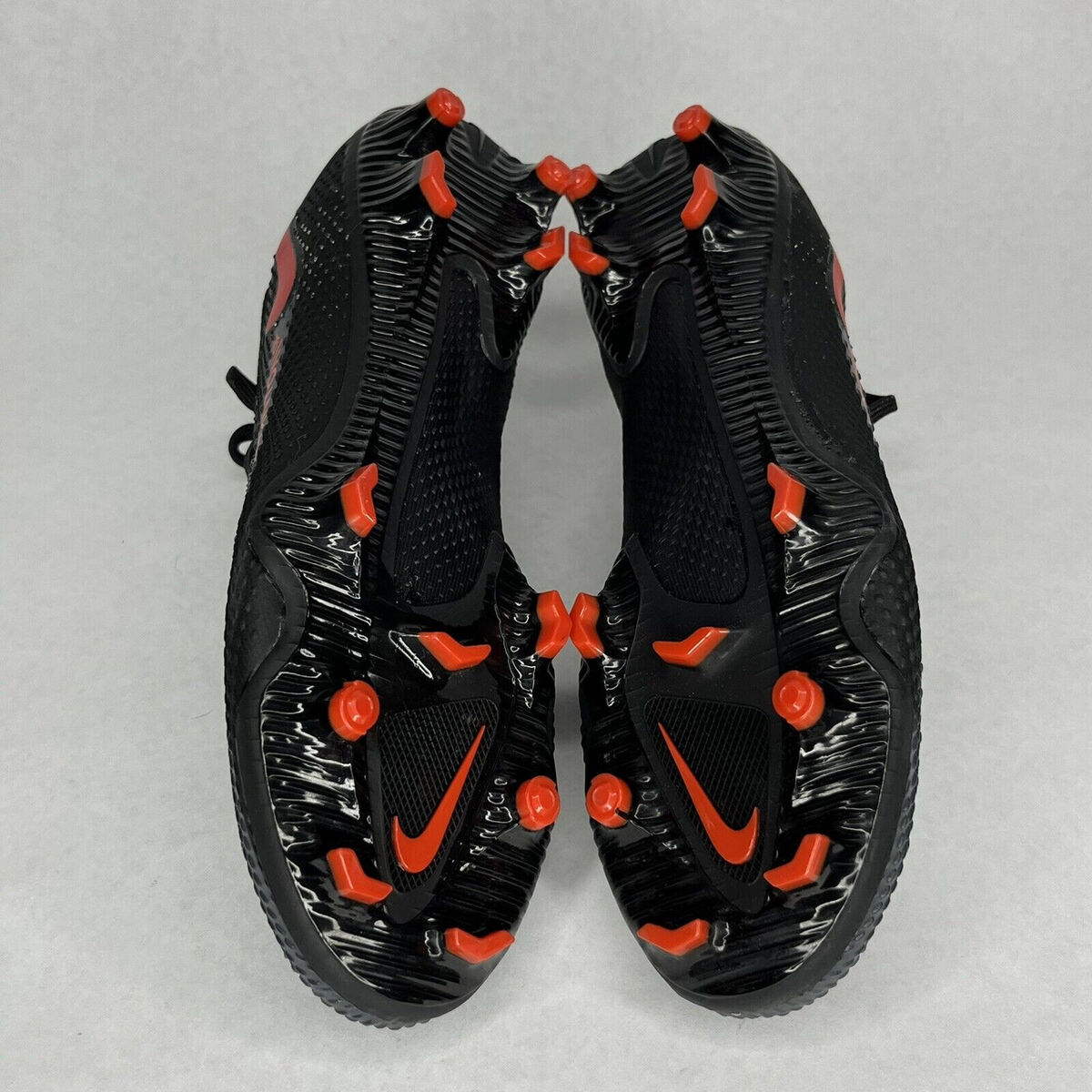 NIKE PHANTOM GT PRO FG SOCCER CLEATS BLACK RED CK8451-060 NIKE PHANTOM GT PRO FG SOCCER CLEATS BLACK RED CK8451-060
