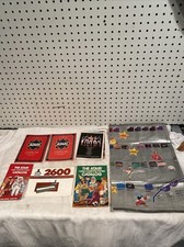 Vintage ATARI 2600 Video GAME PROGRAM CARTRIDGE CATALOG Lot Of 7