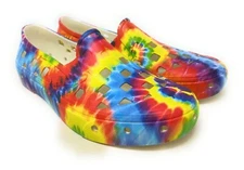 VANS Slip-On Trk Tie Dye Rubber Water Shoes Size 11