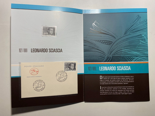 2010 Poste Folder Filatelico Leonardo Sciascia con DVD - Picture 2 of 4