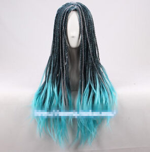 Descendants 2 Uma Braids Zopfe Long Lang Cosplay Kostum Perucke Wig Farbverlauf Ebay