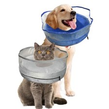 Durable Protective Anti Bite Neck Strap Pet Recovery Dog Collar Inflatable Cone