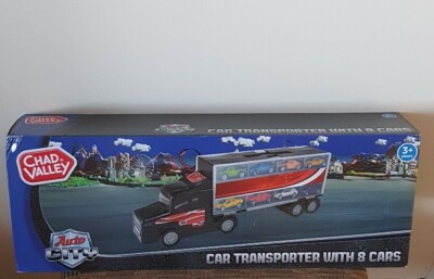 Chad Valley Transporter with Cars and Carry Handle 3+