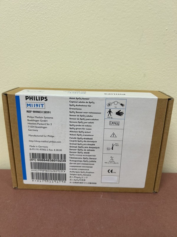 Philips M1191BL Adult Soft SpO2 Sensor
