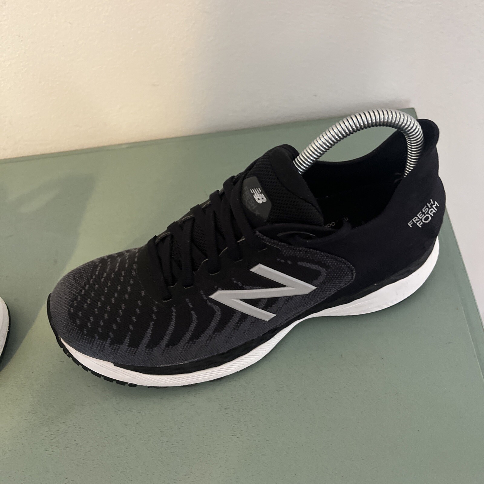 New Balance Womens Fresh Foam M860B11 Black Running Shoes Sneakers Size