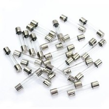 25pcs 10A Amp Quartz Glass Tube AGC Fuse Nickel Auto Car Fast Quick Below 6 30mm