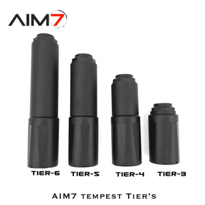 AIM7 TEMPEST TIER Linear Comp   Modular Muzzle Device (Tier 3/4/5/6)