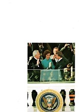 Jimmy Carter Sworn in by Warren Burger, Rosalynn Looks on, 1977 Postcard