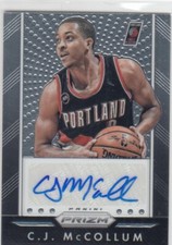 2015-16 CJ McCollum Panini Prizm AUTO - CJM Portland Blazers Pelicans