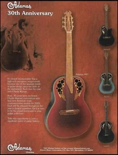 2005 Ovation Adamas #47 1 II U681T-5 30th Anniversary guitar advertisement print