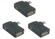 3 Pack OTG Cable Adapter for Fire TV Stick 4K Max/Cube/LitePowered Micro USB