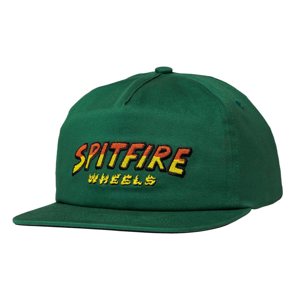 SPITFIRE WHEELS NO1キャップ　90s Spitfire Skateboard Wheels Hat Hellhounds Script Snapback Dark