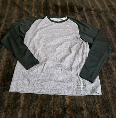 Nike Dri-Fit MLB Mens Large Gray Black 