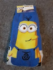 New Minions Socks 1 PAIR CREW SOCKS 6-12