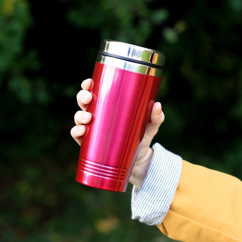 Stainless Steel Insulated Travel / Car Mug Thermal Reusable Drinks Cup Office - Picture 14 of 30