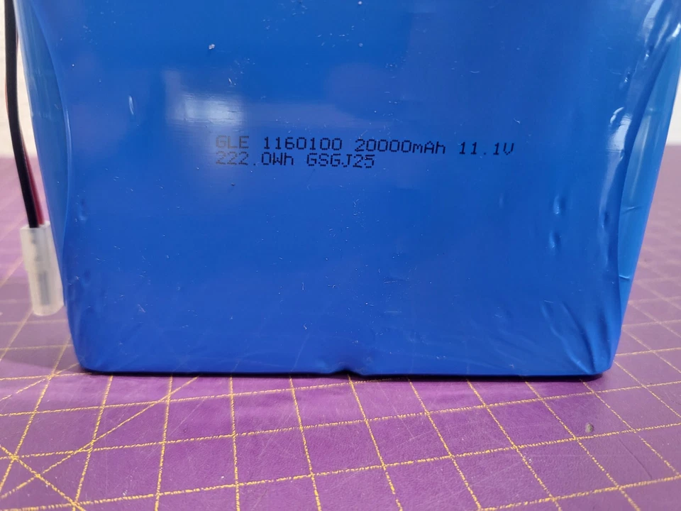 GLE 1160100 LiPo Akku 20000mAh 11.1V _0.9_5 - Bild 2 von 3