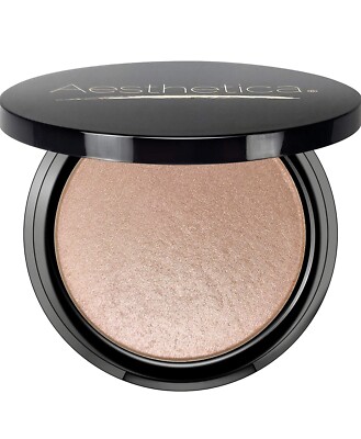 Aesthetica Starlite Highlighter-Color: Cosmos , Sparkling Rose Gold.